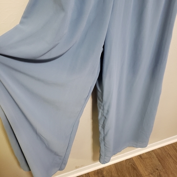 Lulu's Divine Muse Slate Blue Wide-Leg Jumpsuit - Picture 10 of 12